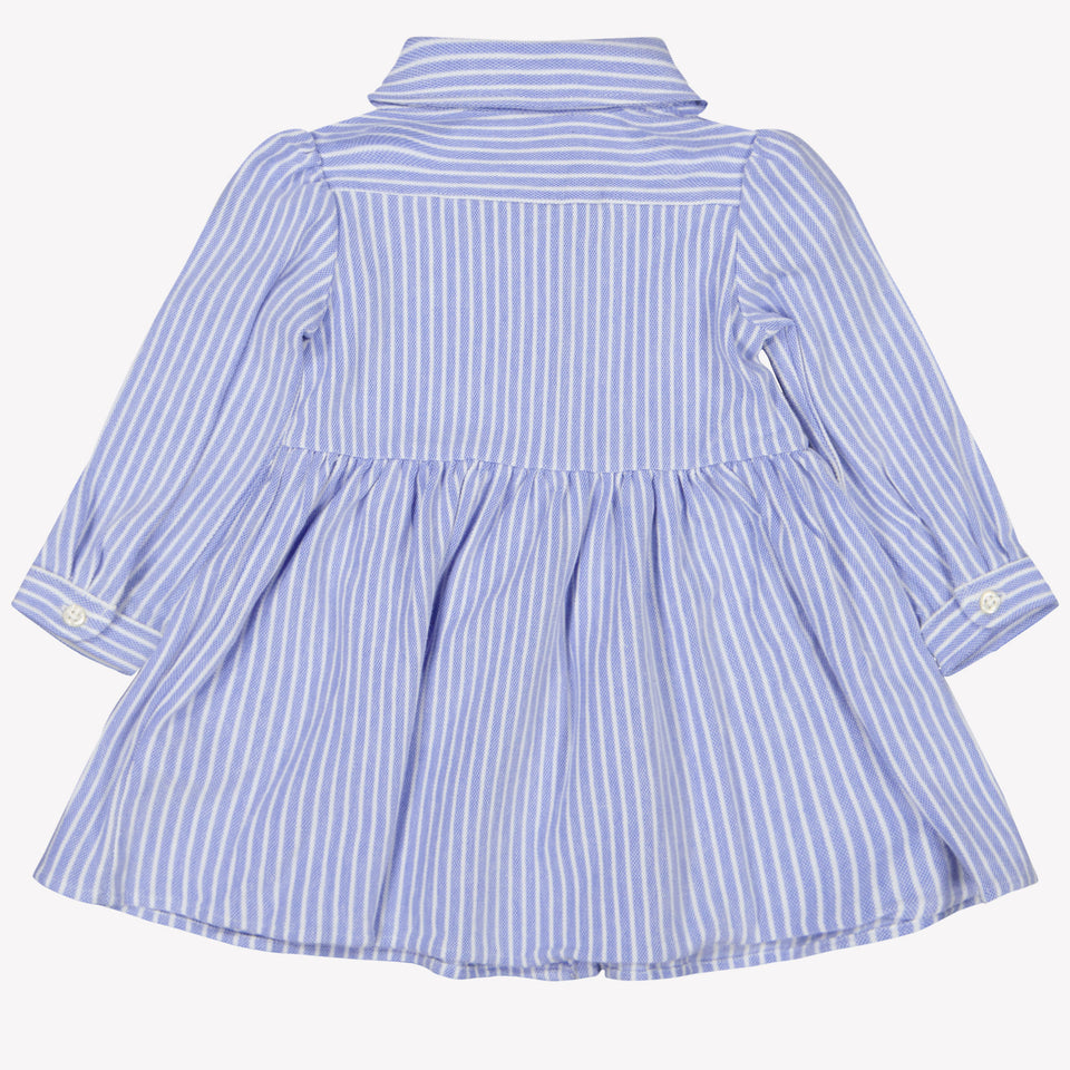 Ralph Lauren Baby Meisjes Jurk Licht Blauw