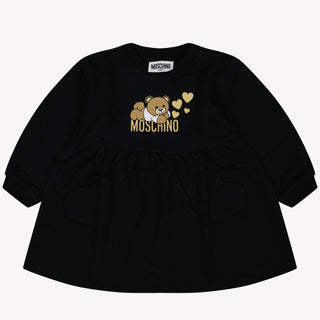 Moschino Baby Meisjes Jurk Zwart 3/6