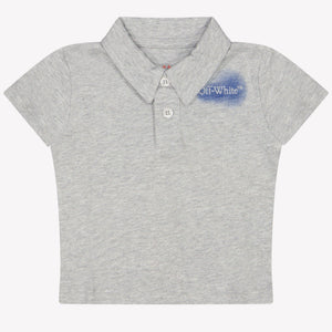Off-White Baby Boys Polo  Gray