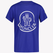 Moncler Boys t-shirt Cobalt Blue