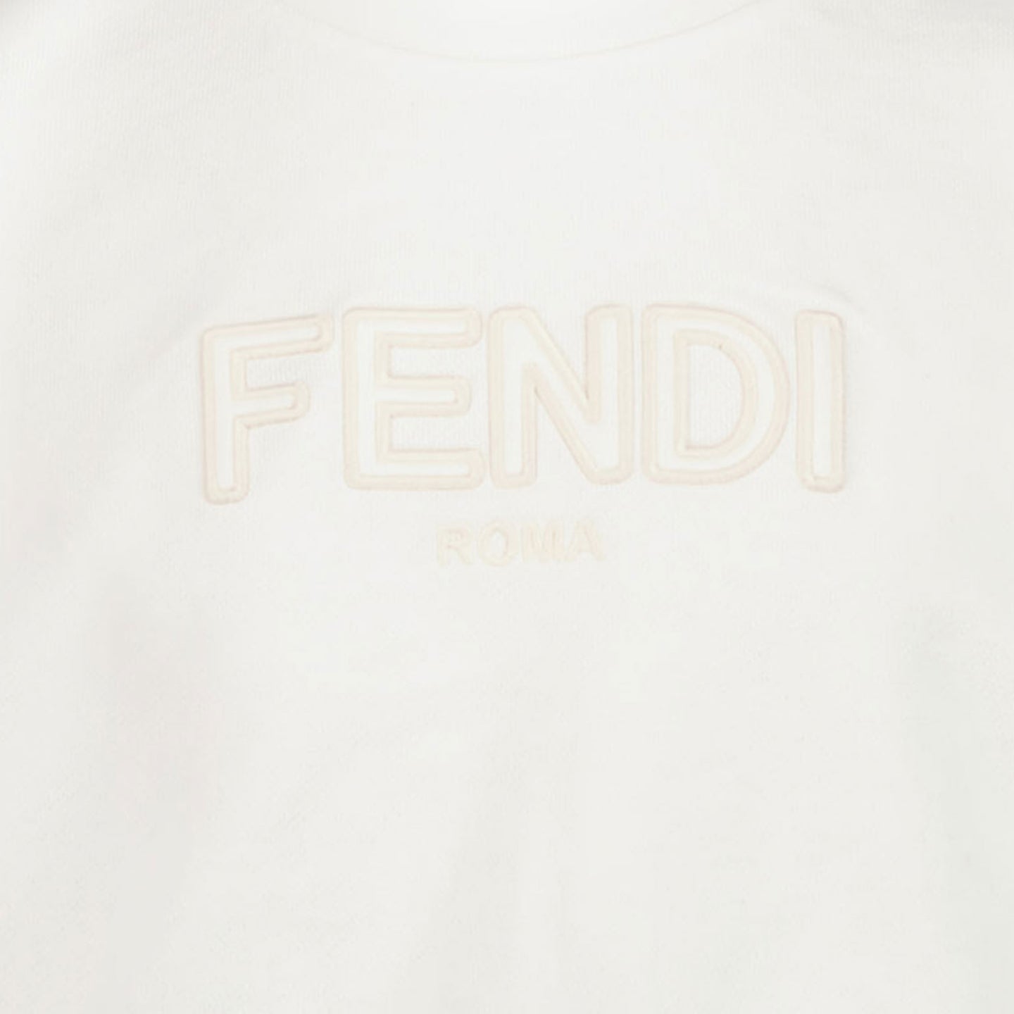 Fendi Kids Girls in T-Shirt White