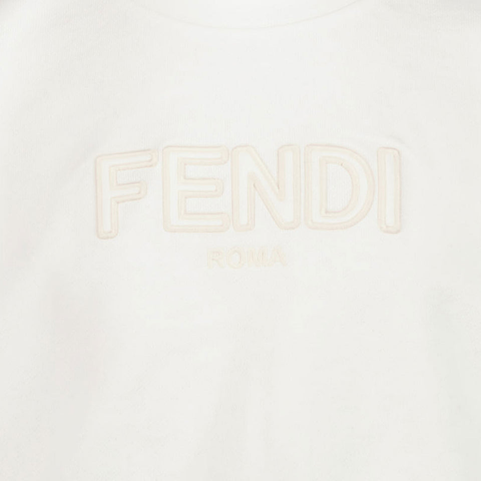 Fendi Children's girls in t-shirt White