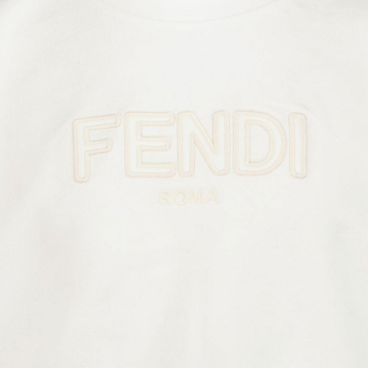 Fendi Kinder Meisjes T-Shirt In Wit