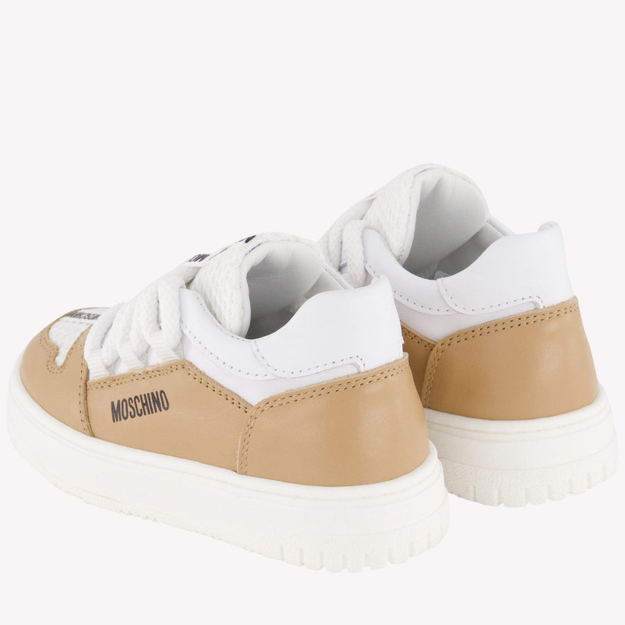 Moschino Unisex Sneakers  Beige
