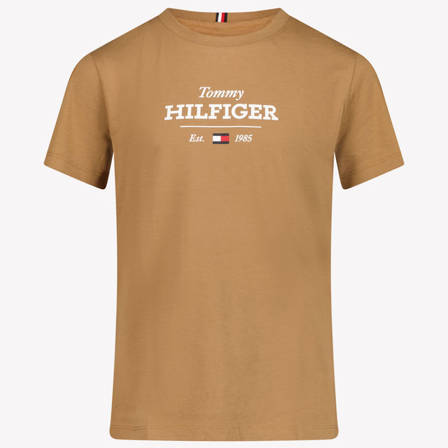 Tommy Hilfiger Children's boys t-shirt Camel