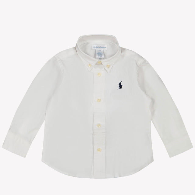 Ralph Lauren Baby Boys Blouse in White