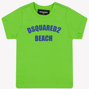Dsquared2 Bebek Erkekler T-Shirt Fluor Green