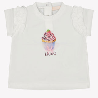 Liu Jo Baby Girls T-Shirt in White