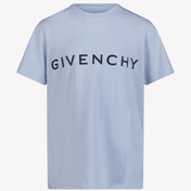 Givenchy 男の子Tシャツライトブルー