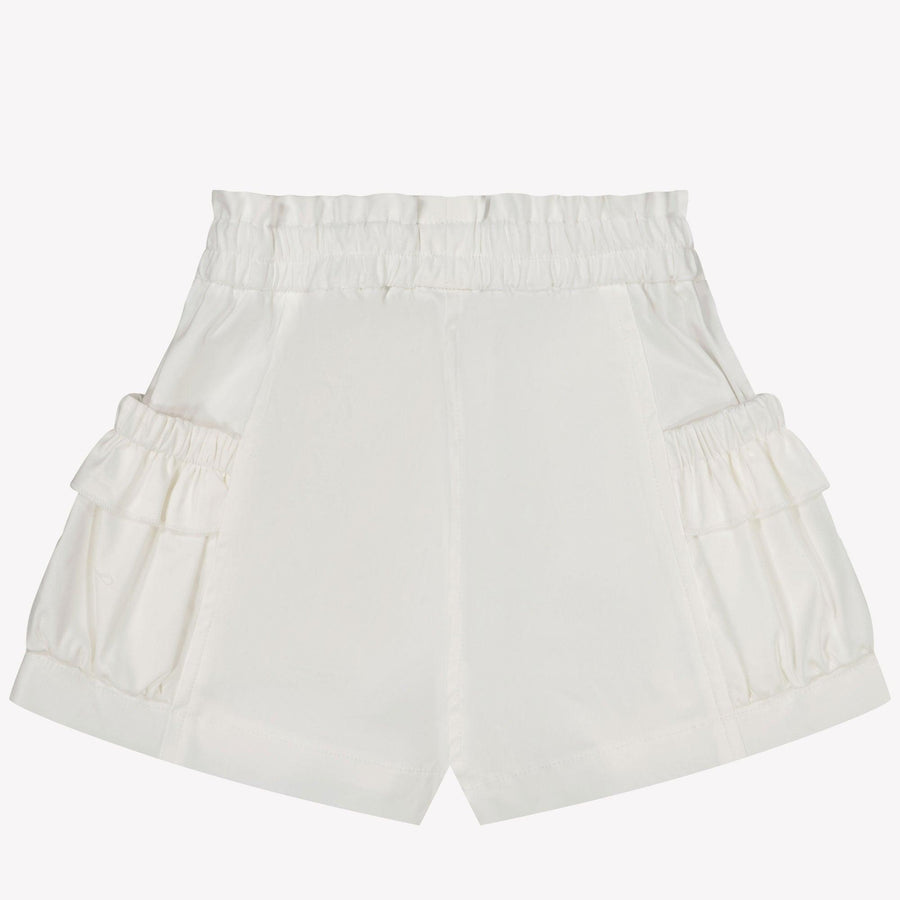 Monnalisa Baby Girls Shorts  White