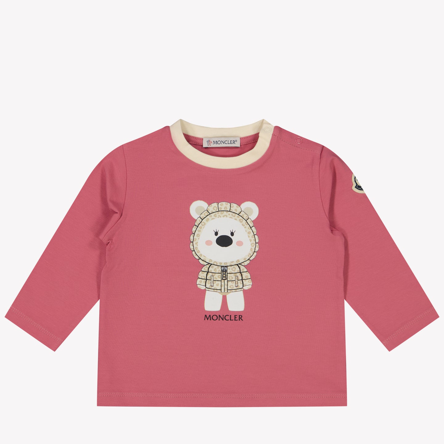 Moncler Baby Girls T-shirt Fuchsia