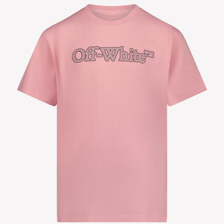 Off-White Meisjes T-shirt Roze