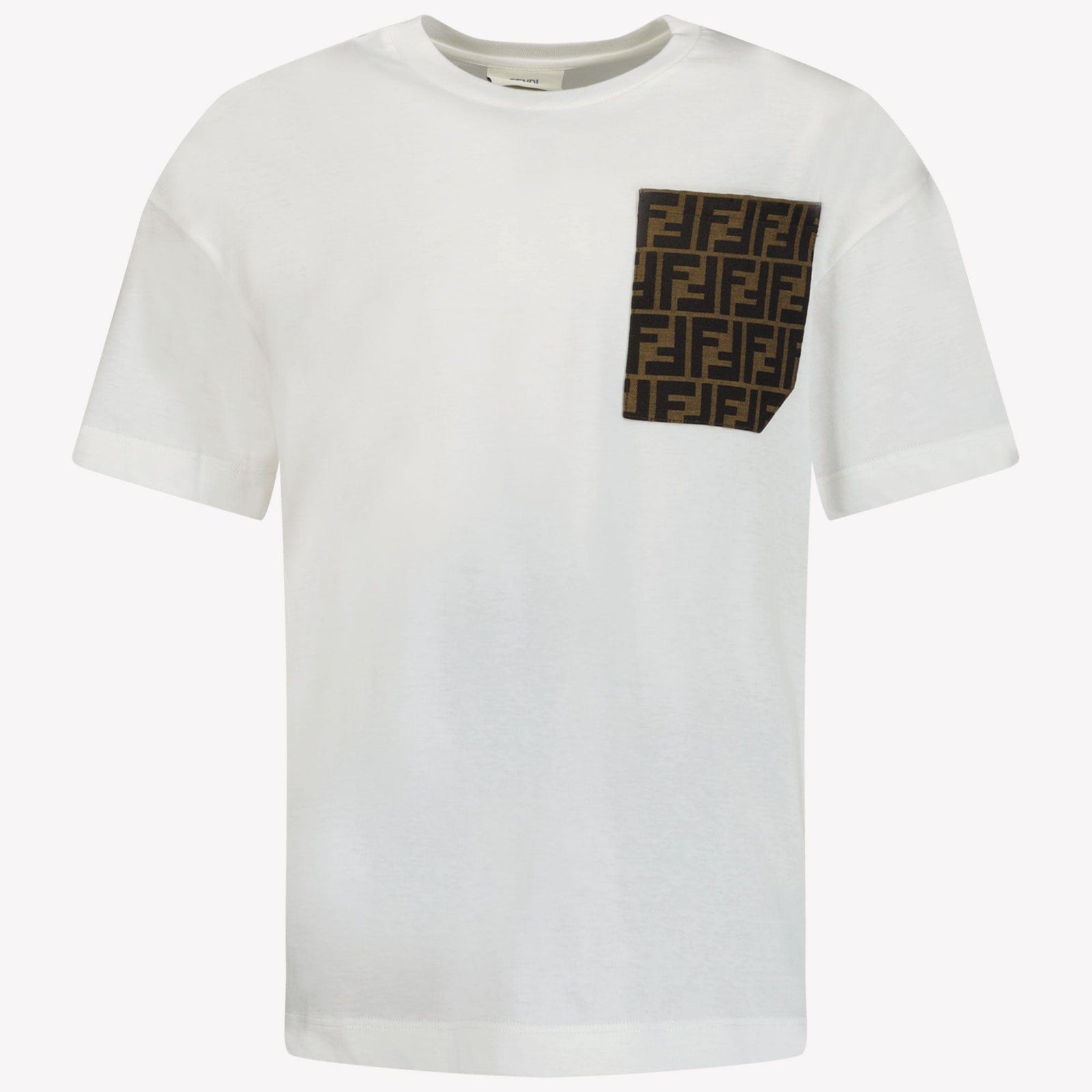 Fendi Kids Unisex T-shirt in White