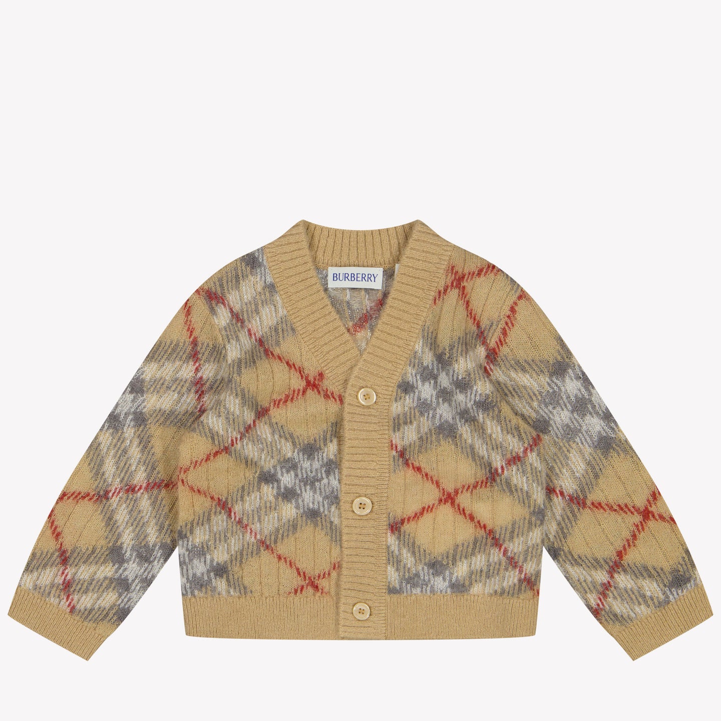 Burberry Ginny Baby Unisex Cardigan in Beige