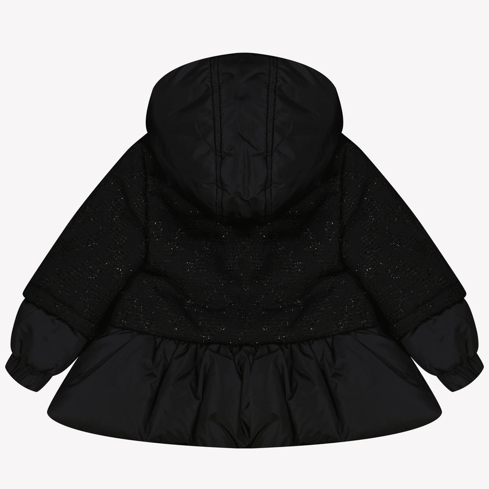 Balmain Baby Meisjes Winterjas Zwart