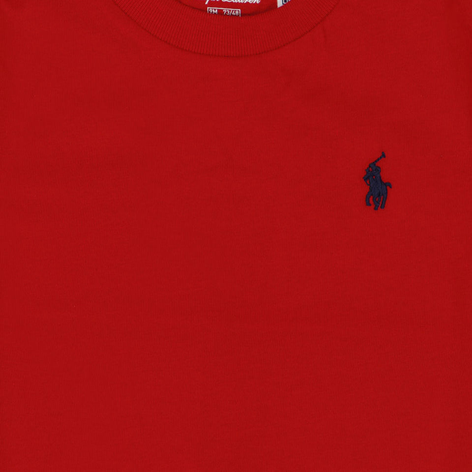 Ralph Lauren Baby boys t-shirt in Red