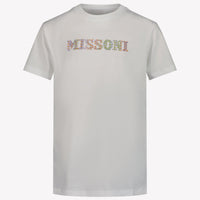 Missoni Kinder Meisjes T-Shirt In Wit