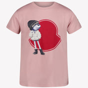 Moncler Meisjes T-shirt Licht Roze