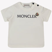 Moncler Bebek unisex t-shirt beyaz
