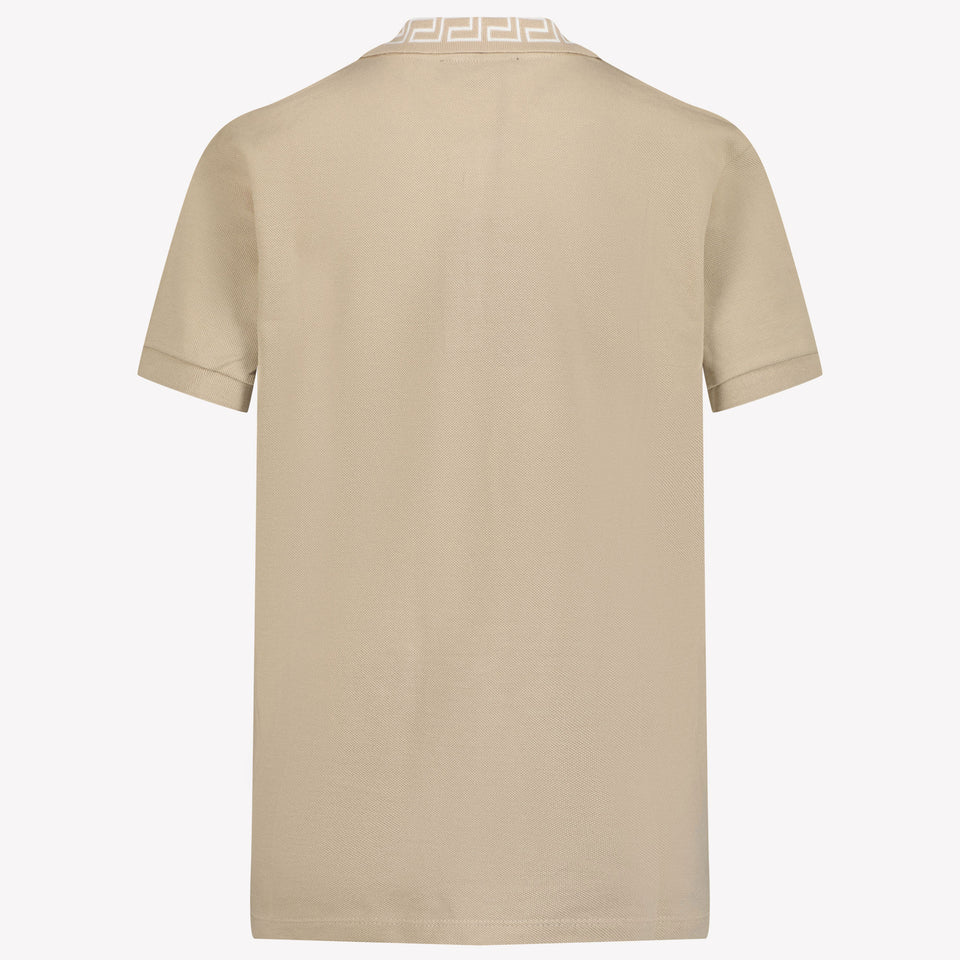 Versace Kids Boys Polo in Beige