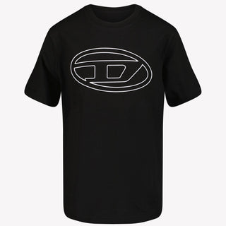 Diesel Jongens T-shirt Zwart 4Y