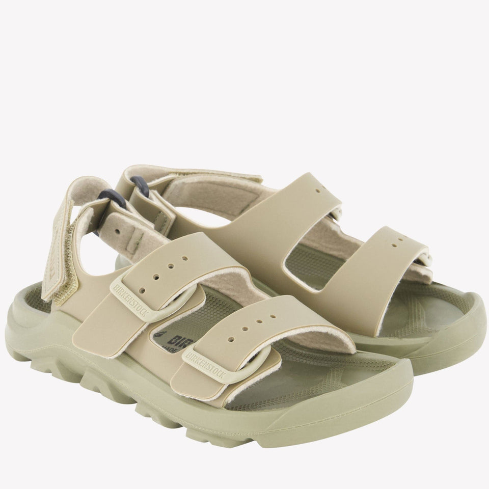 Birkenstock Mogami Boys Sandals In Khaki