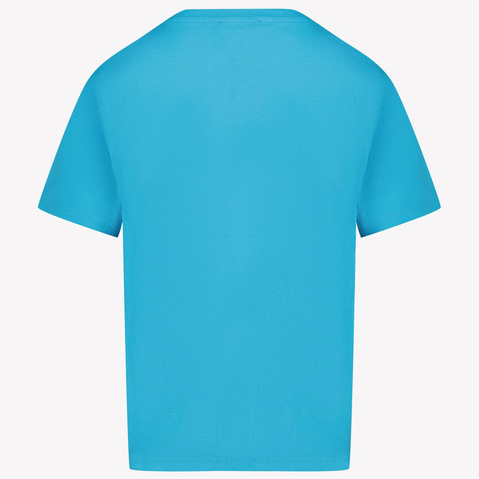 MSGM Kinder Jongens T-Shirt In Turquoise