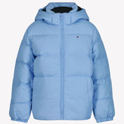 Tommy Hilfiger Jongens Winterjas Licht Blauw