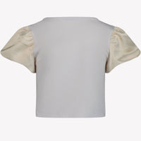 Patrizia Pepe Kinder Meisjes T-shirt Wit