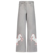 Stella Mccartney Girls Jeans Gray