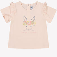 Tartine et Chocolat Baby T-Shirt Licht Roze 3 mnd