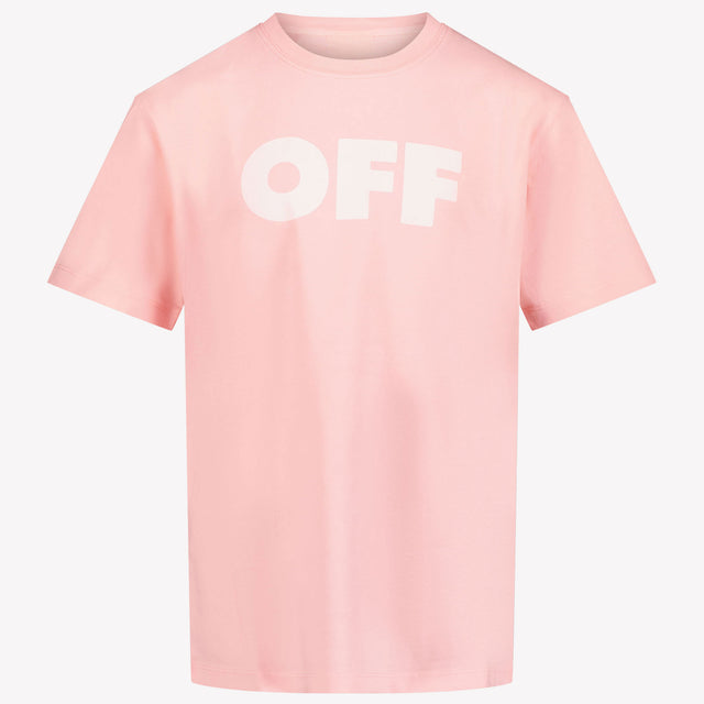 Off-White Children's girls in t-shirt Light Pink