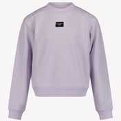 Dolce & Gabbana Girls sweater Lilac