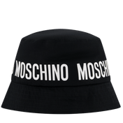 モスキーノの子供の女の子の帽子黒