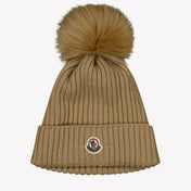 Moncler Girls hat Camel