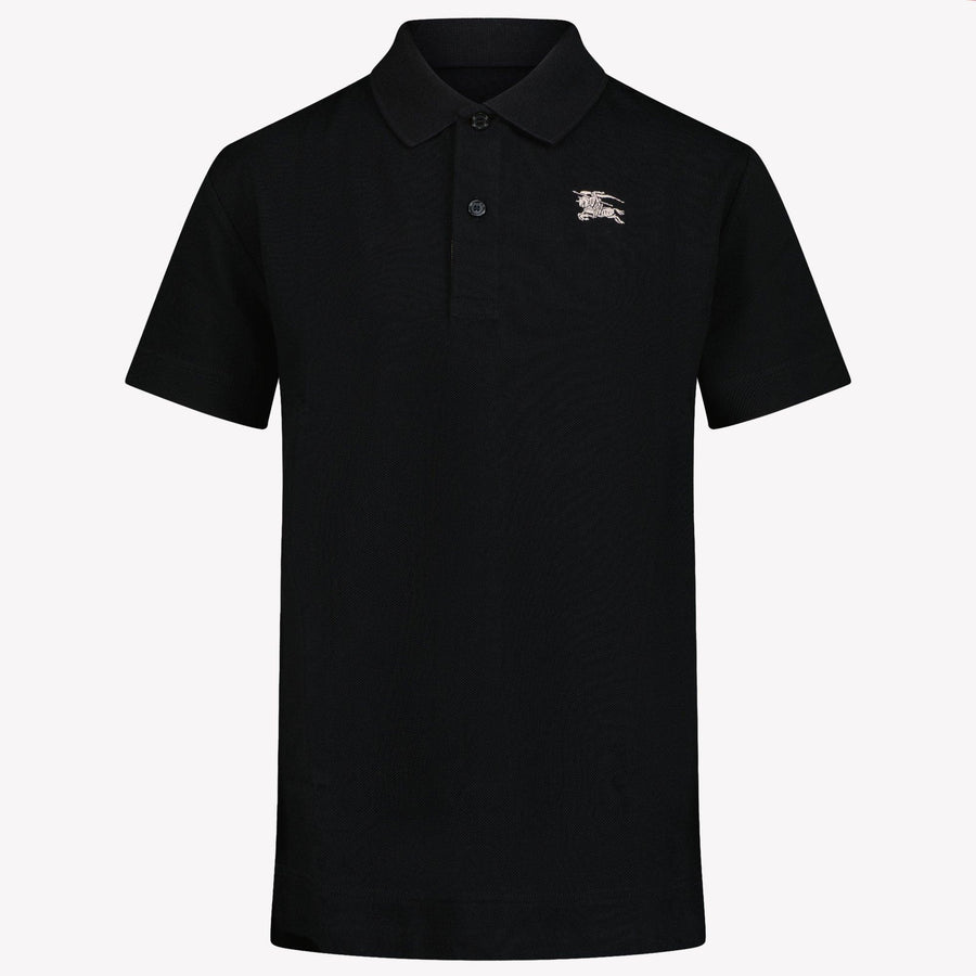 Burberry Johane Boys Polo Shirt in Black