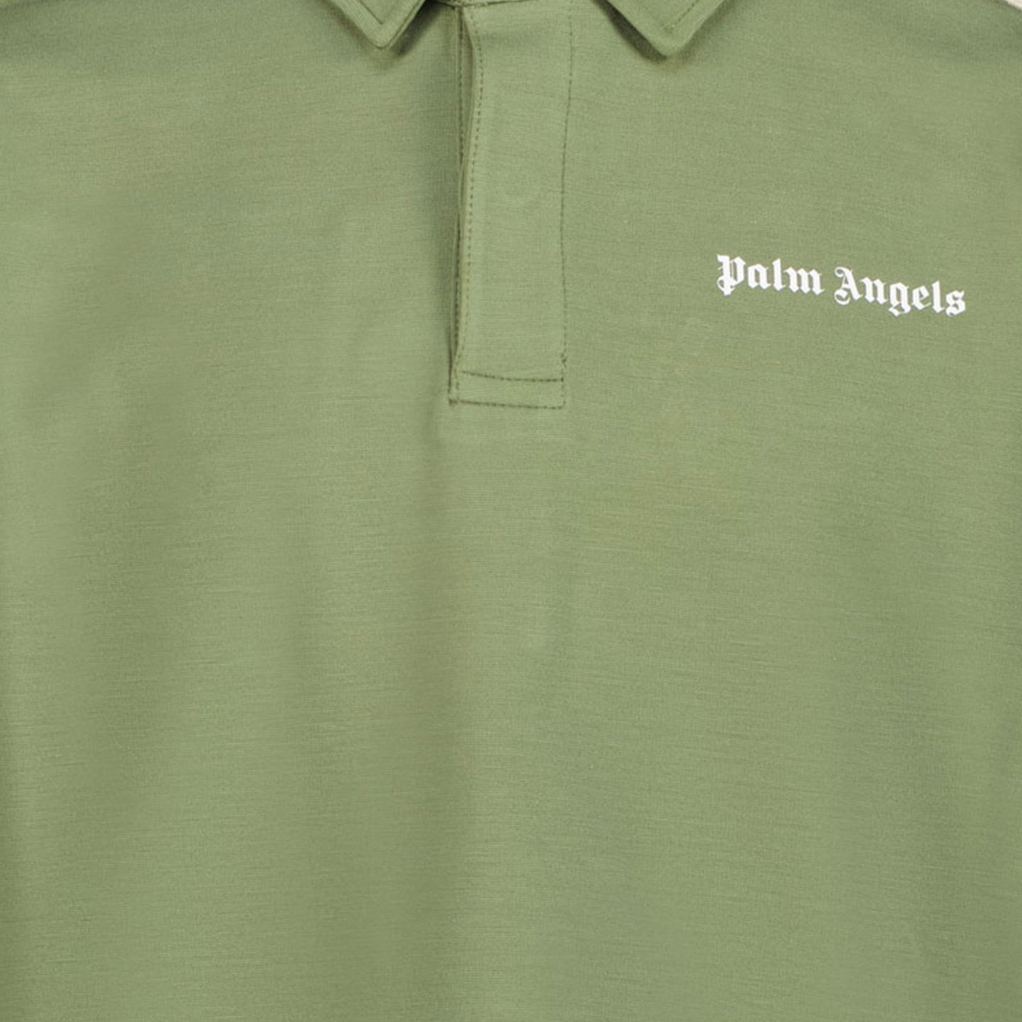 Palm Angels Boys Polo Army