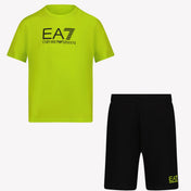 EA7 Kids Boys' Set Lime