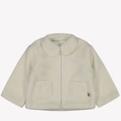 Calvin Klein Baby Faux fur Jas Offwhite