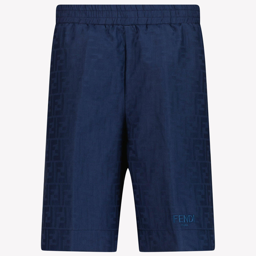 Fendi Kids Boys Shorts  Navy