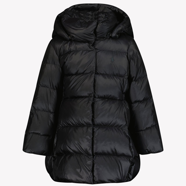 Ralph Lauren Celia kızlar kış ceketleri siyah