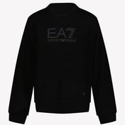 EA7 キッズ ボーイズ セーター ブラック