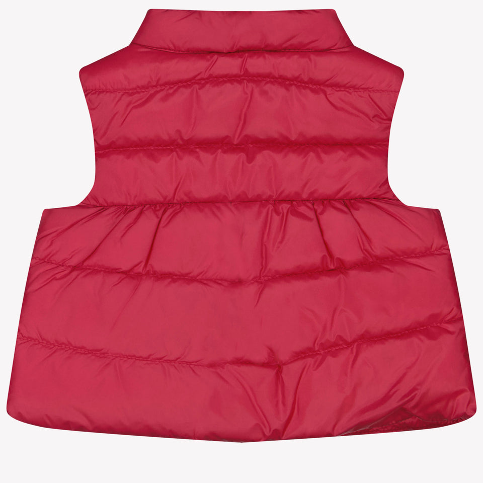 Moncler Hiva Baby Girls Bodywarmer in Fuchsia