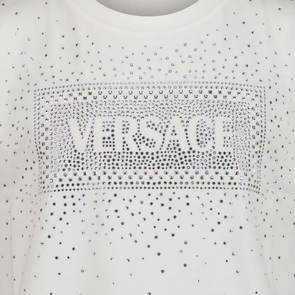 Versace Unisex T-shirt Wit