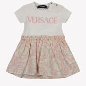 Versace Bebek unisex elbise açık pembe