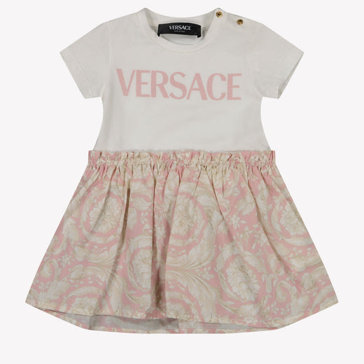 Versace 赤ちゃんユニセックスドレスライトピンク
