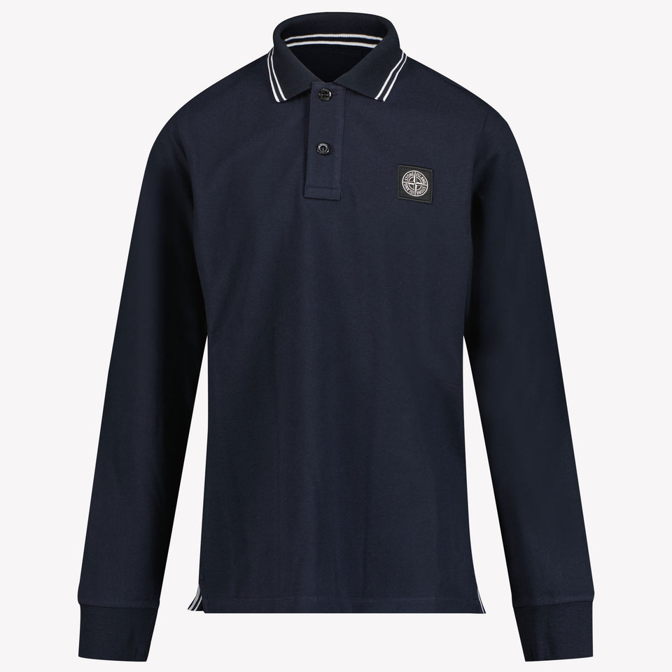 Stone Island Boys Polo Navy