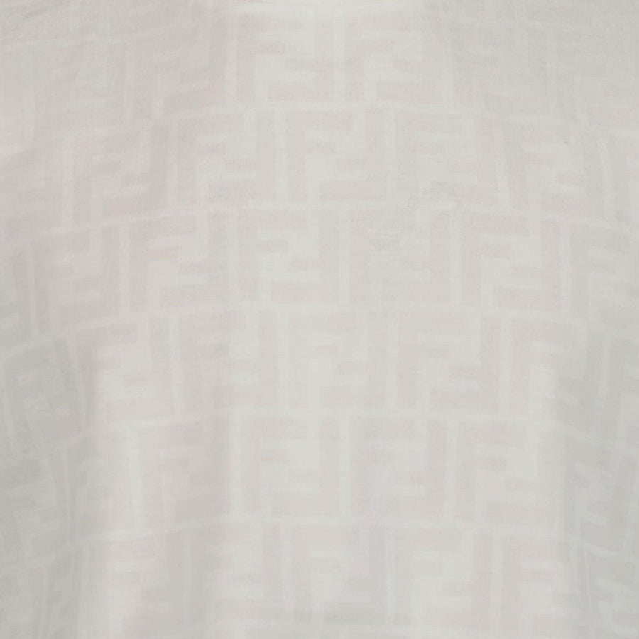 Fendi Kinder Unisex T-Shirt In Wit