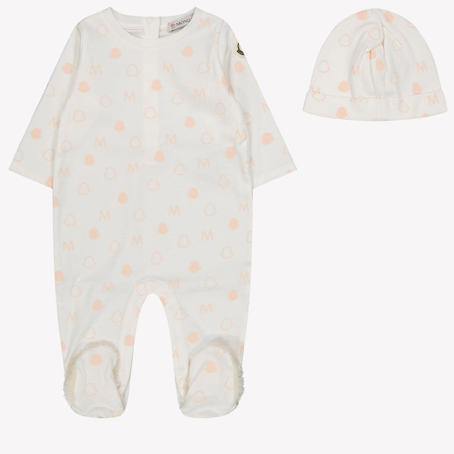 Moncler Baby Girls Romper Light Pink