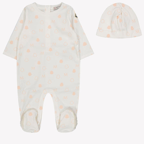 Moncler Baby Meisjes Boxpakje Licht Roze